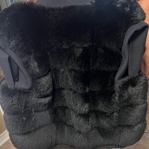 Louis Vuitton Sleeveless Fur Bomber Jacket
